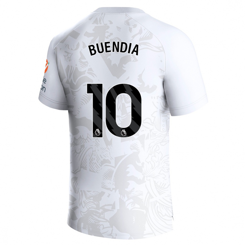 Niño Fútbol Camiseta Emiliano Buendía #10 Blanco 2ª Equipación 2023/24 México