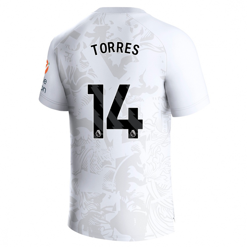 Niño Fútbol Camiseta Pau Torres #14 Blanco 2ª Equipación 2023/24 México