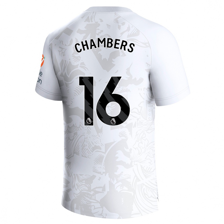 Niño Fútbol Camiseta Calum Chambers #16 Blanco 2ª Equipación 2023/24 México