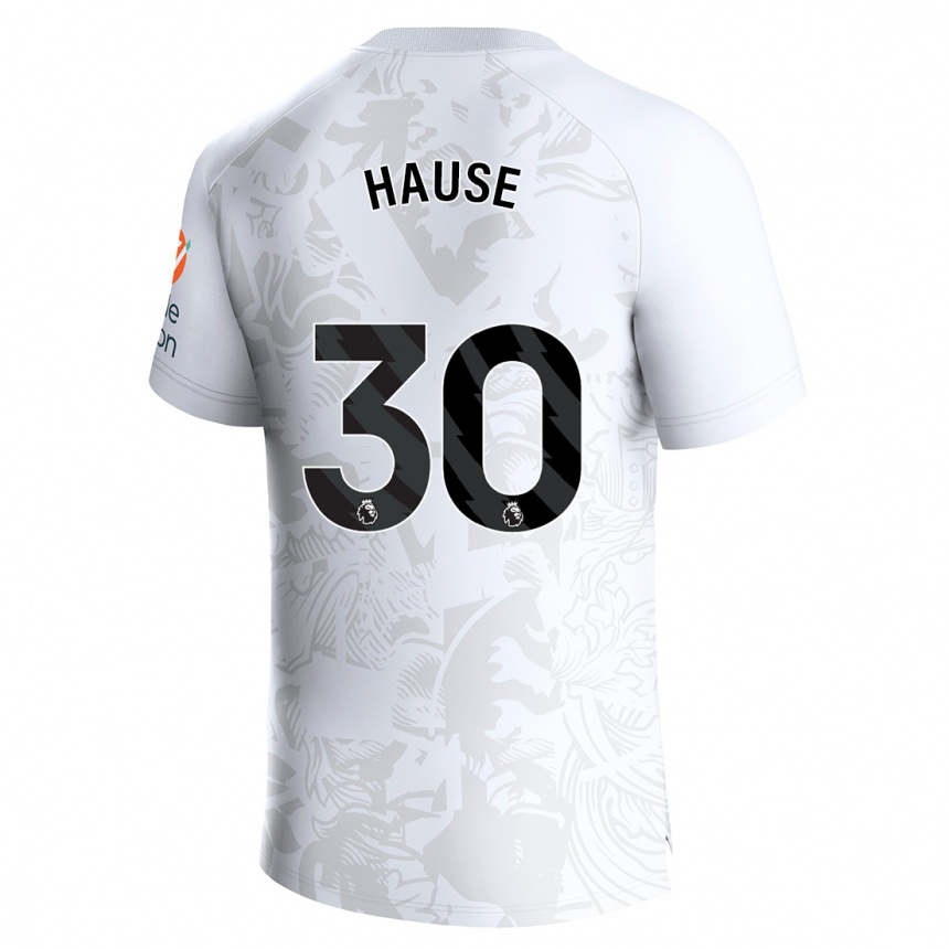 Niño Fútbol Camiseta Kortney Hause #30 Blanco 2ª Equipación 2023/24 México