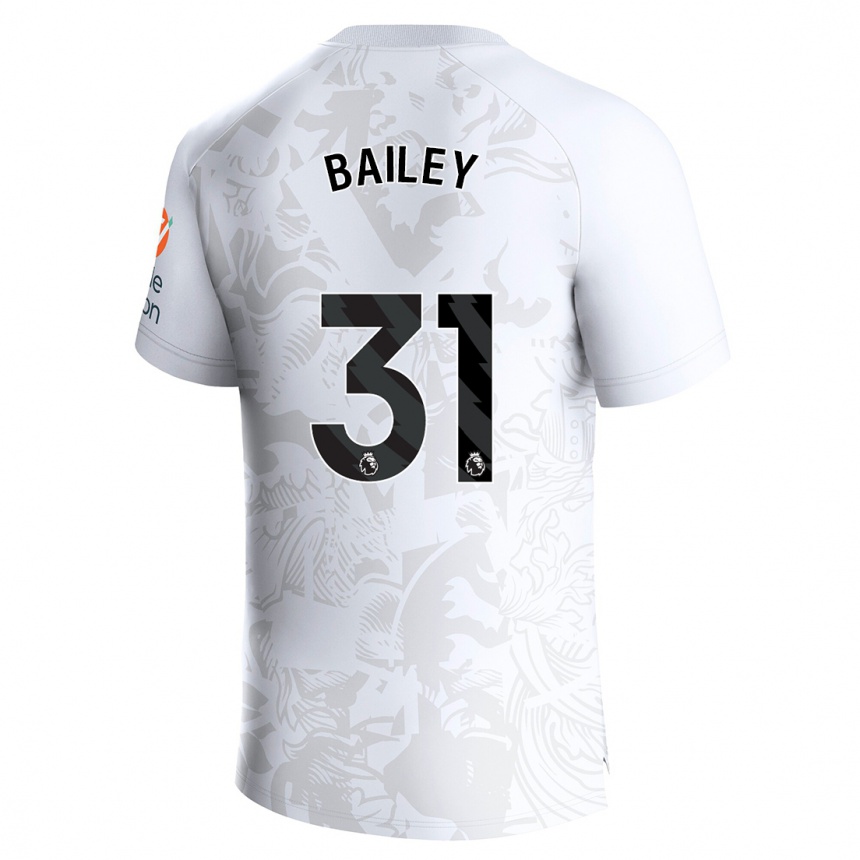 Niño Fútbol Camiseta Leon Bailey #31 Blanco 2ª Equipación 2023/24 México