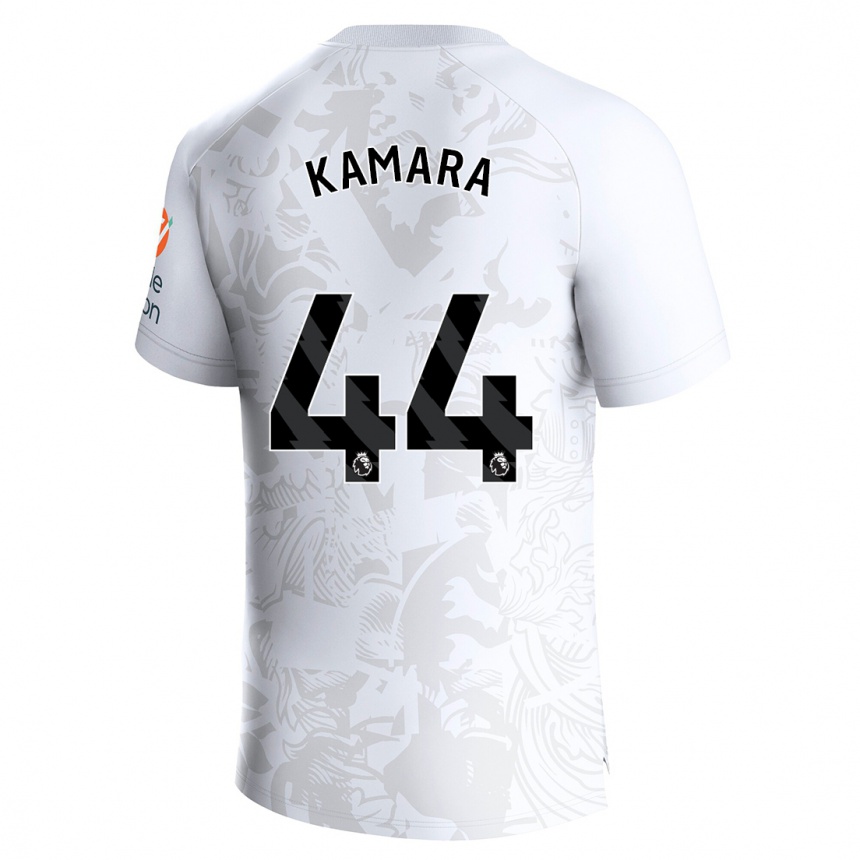 Niño Fútbol Camiseta Boubacar Kamara #44 Blanco 2ª Equipación 2023/24 México