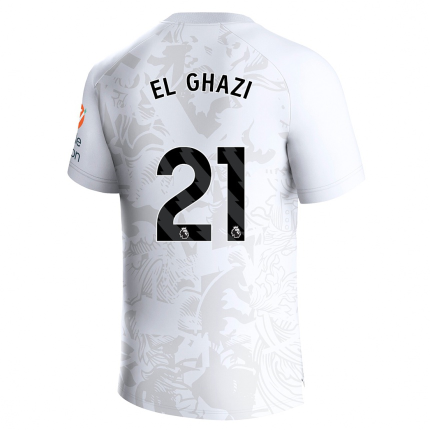 Niño Fútbol Camiseta Anwar El Ghazi #21 Blanco 2ª Equipación 2023/24 México