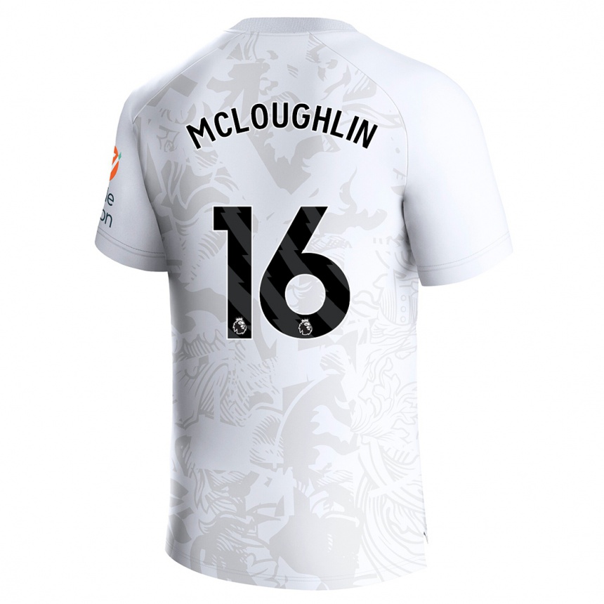 Niño Fútbol Camiseta Olivia Mcloughlin #16 Blanco 2ª Equipación 2023/24 México