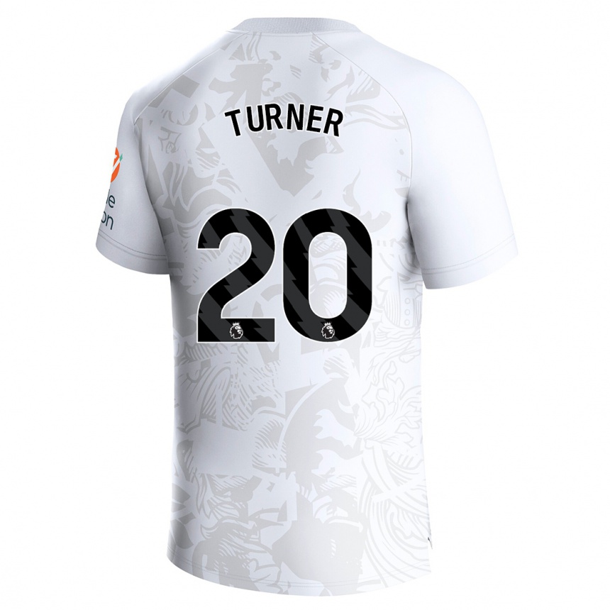 Niño Fútbol Camiseta Danielle Turner #20 Blanco 2ª Equipación 2023/24 México