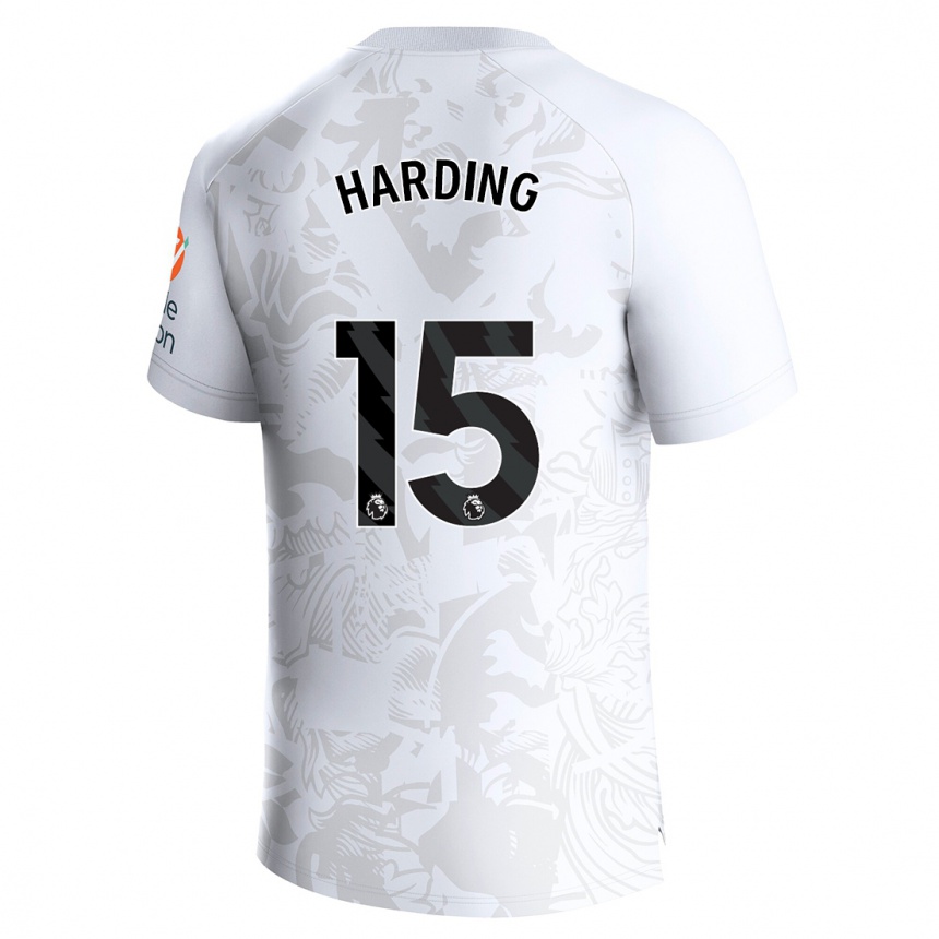 Niño Fútbol Camiseta Natasha Harding #15 Blanco 2ª Equipación 2023/24 México