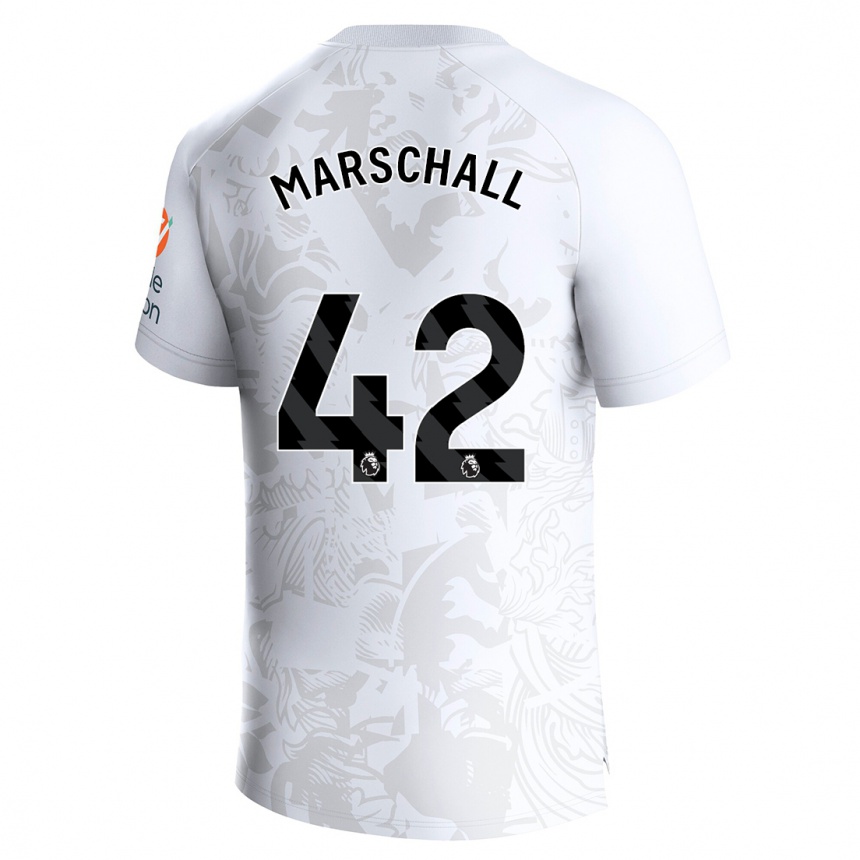 Niño Fútbol Camiseta Filip Marschall #42 Blanco 2ª Equipación 2023/24 México