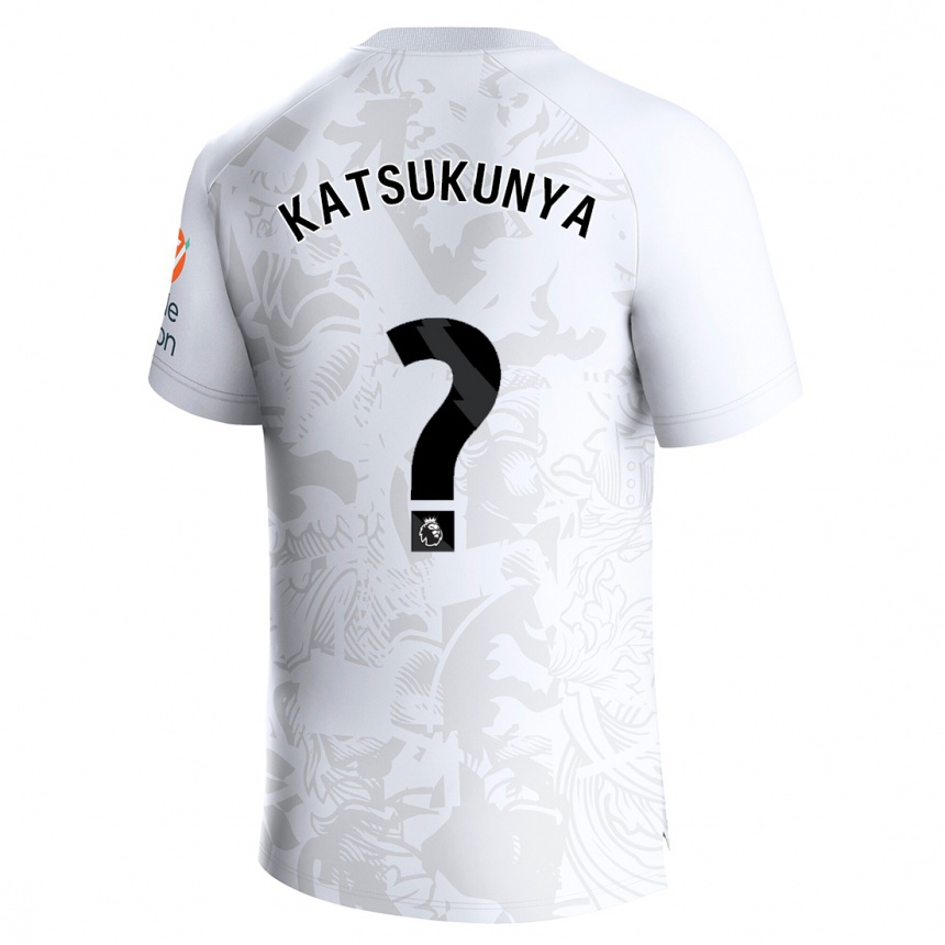 Niño Fútbol Camiseta Thierry Katsukunya #0 Blanco 2ª Equipación 2023/24 México