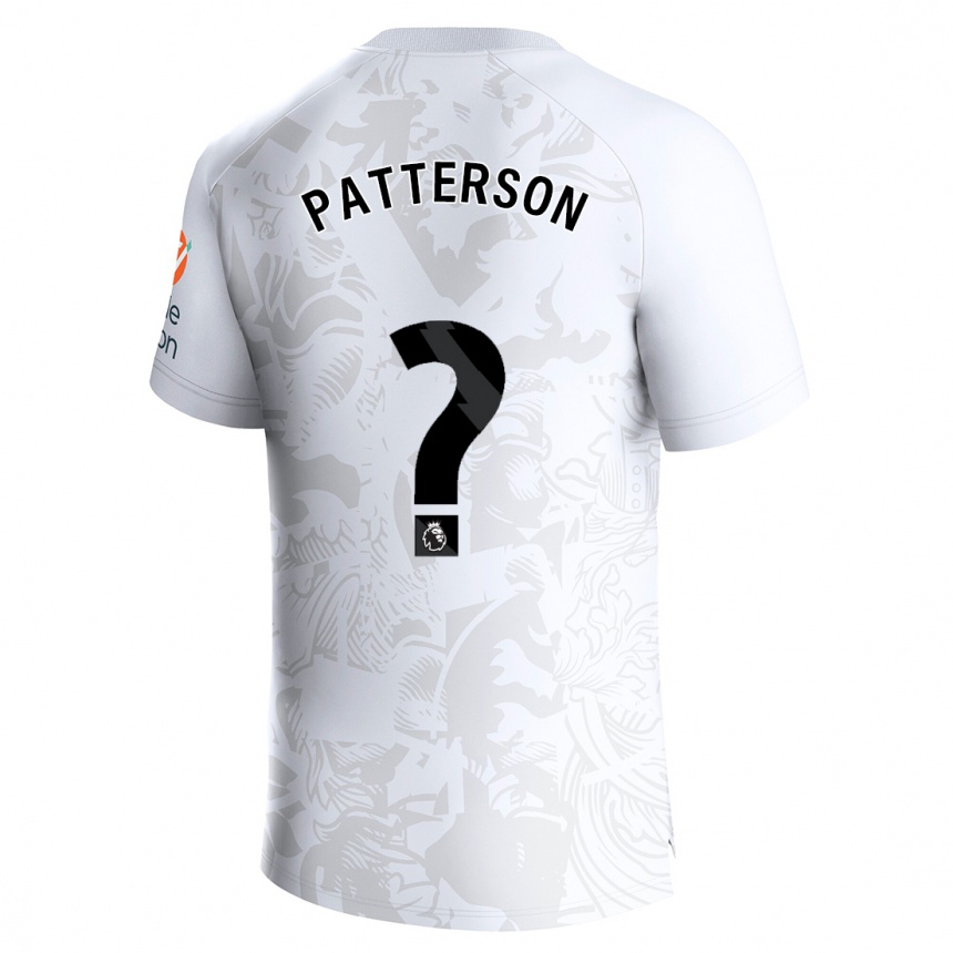 Niño Fútbol Camiseta Travis Patterson #0 Blanco 2ª Equipación 2023/24 México