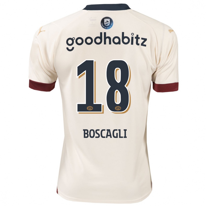 Niño Fútbol Camiseta Olivier Boscagli #18 Blanquecino 2ª Equipación 2023/24 México