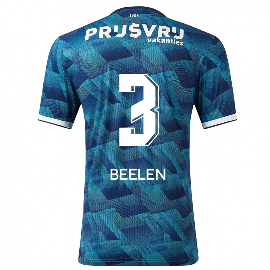 Niño Fútbol Camiseta Thomas Beelen #3 Azul 2ª Equipación 2023/24 México