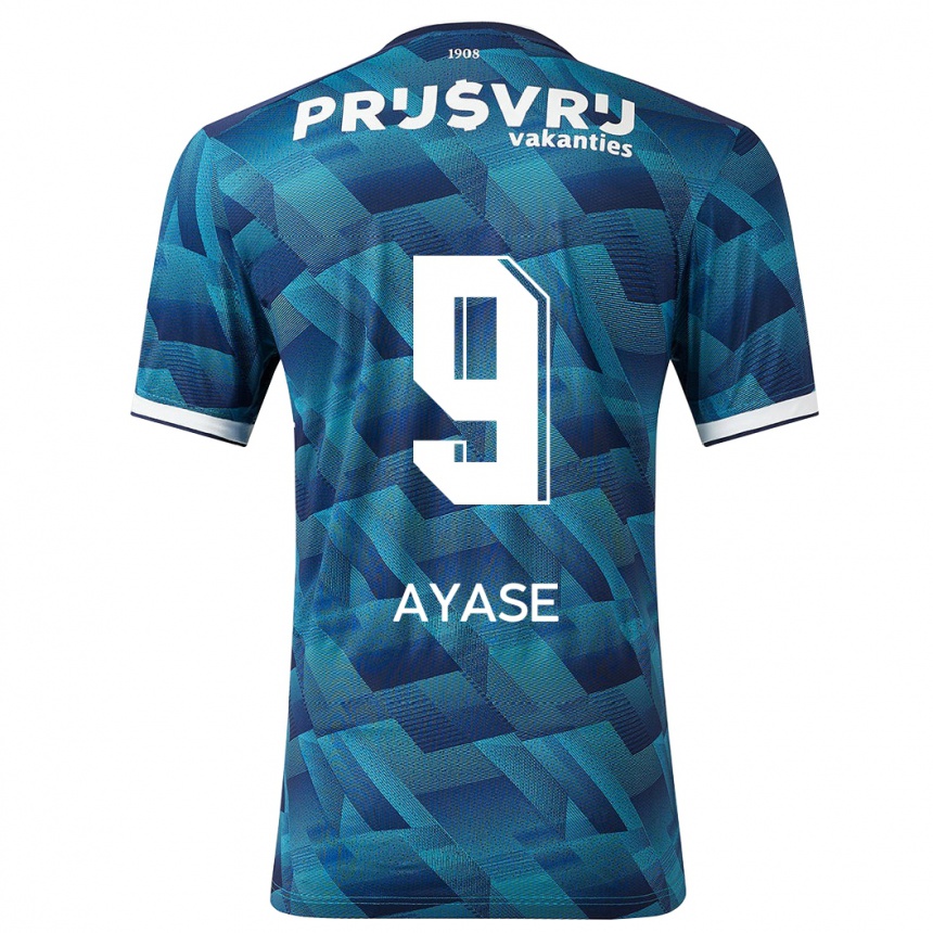 Niño Fútbol Camiseta Ayase Ueda #9 Azul 2ª Equipación 2023/24 México