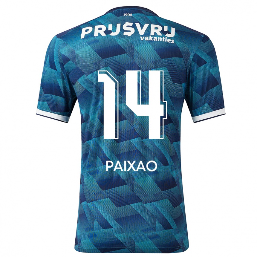 Niño Fútbol Camiseta Igor Paixão #14 Azul 2ª Equipación 2023/24 México