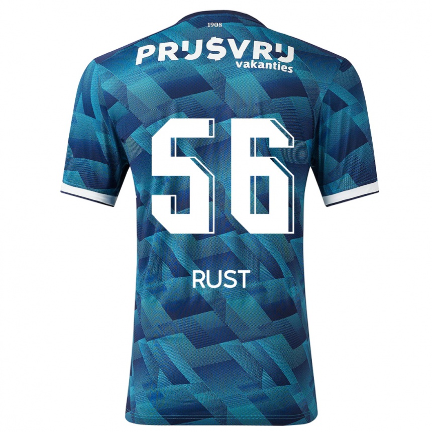 Niño Fútbol Camiseta Fabiano Rust #56 Azul 2ª Equipación 2023/24 México