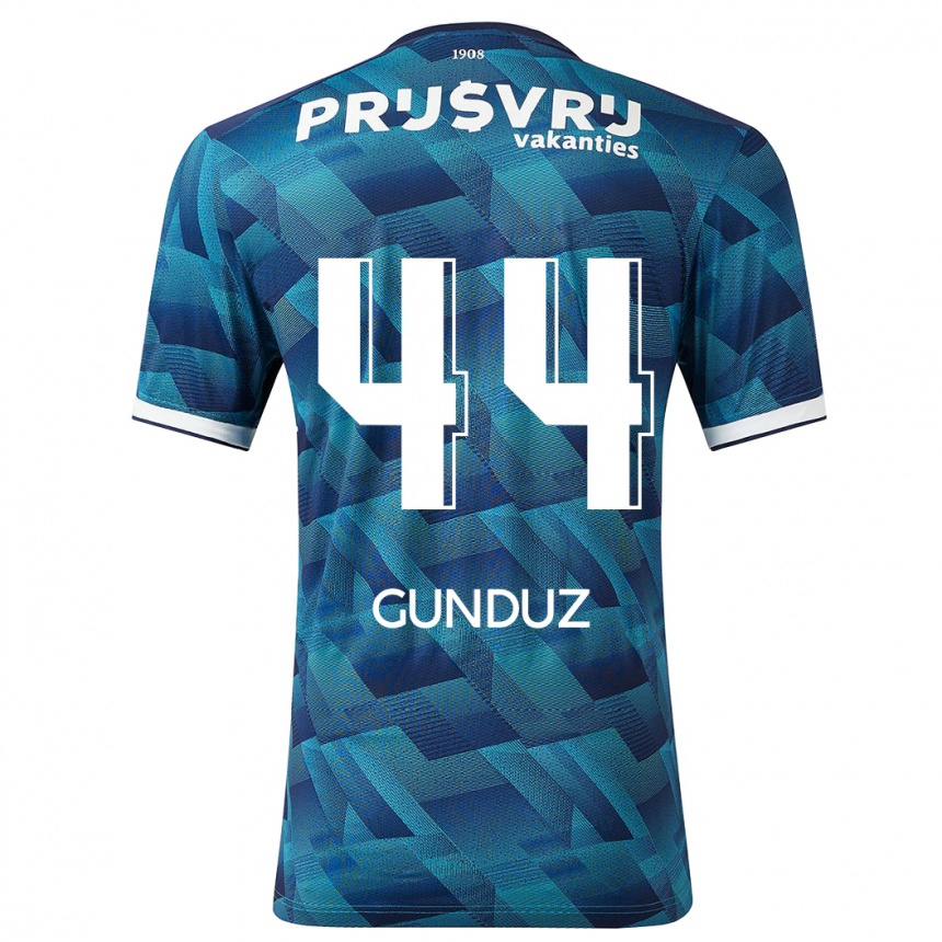 Niño Fútbol Camiseta Omer Gunduz #44 Azul 2ª Equipación 2023/24 México