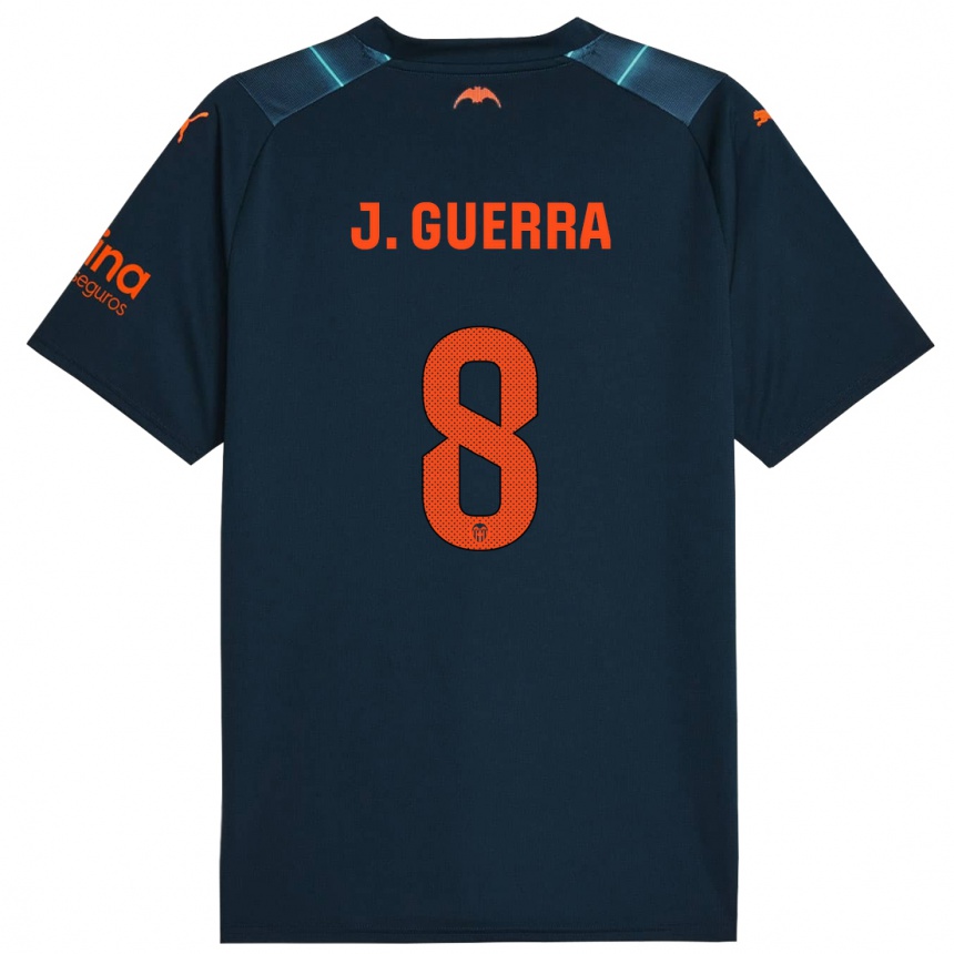 Niño Fútbol Camiseta Javi Guerra #8 Azul Marino 2ª Equipación 2023/24 México