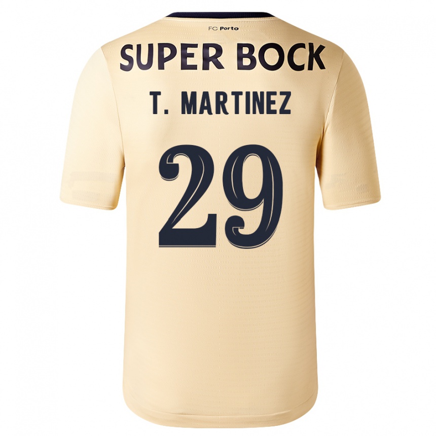 Niño Fútbol Camiseta Toni Martínez #29 Beige-Dorado 2ª Equipación 2023/24 México