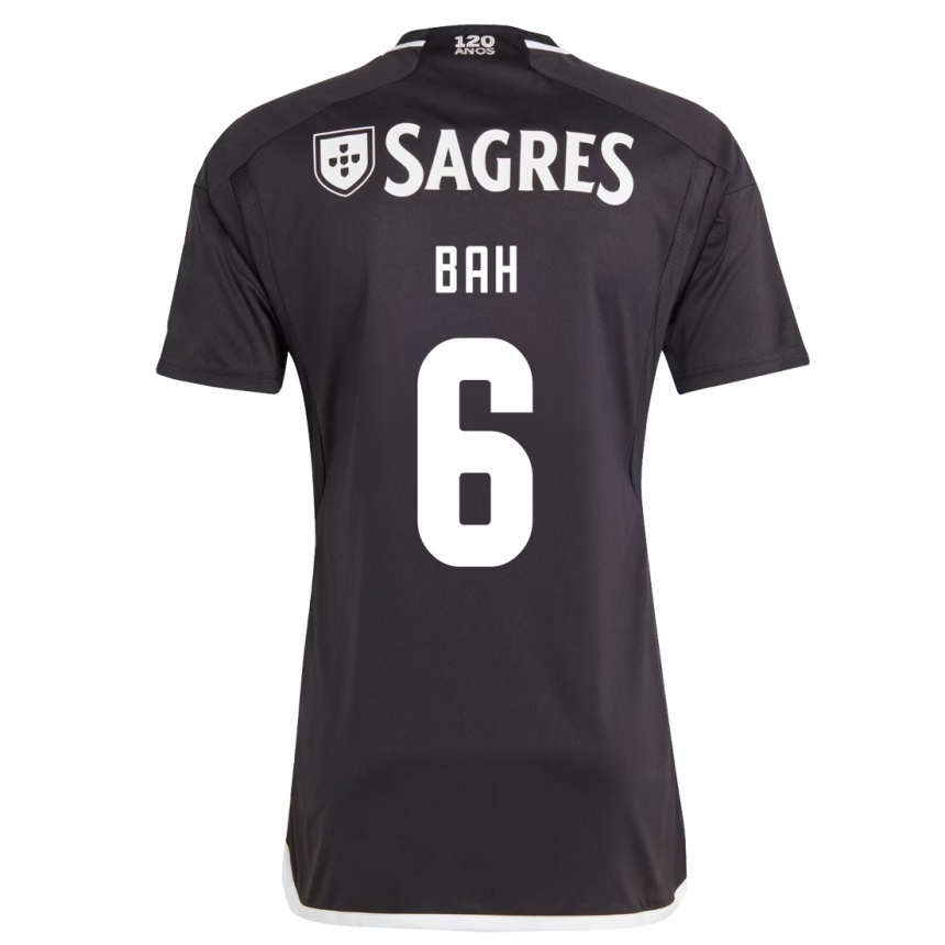 Niño Fútbol Camiseta Alexander Bah #6 Negro 2ª Equipación 2023/24 México