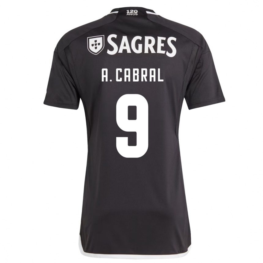 Niño Fútbol Camiseta Arthur Cabral #9 Negro 2ª Equipación 2023/24 México