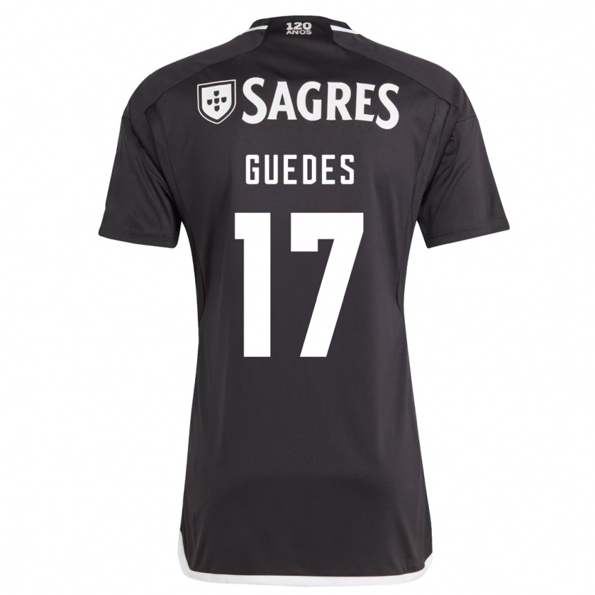 Niño Fútbol Camiseta Gonçalo Guedes #17 Negro 2ª Equipación 2023/24 México