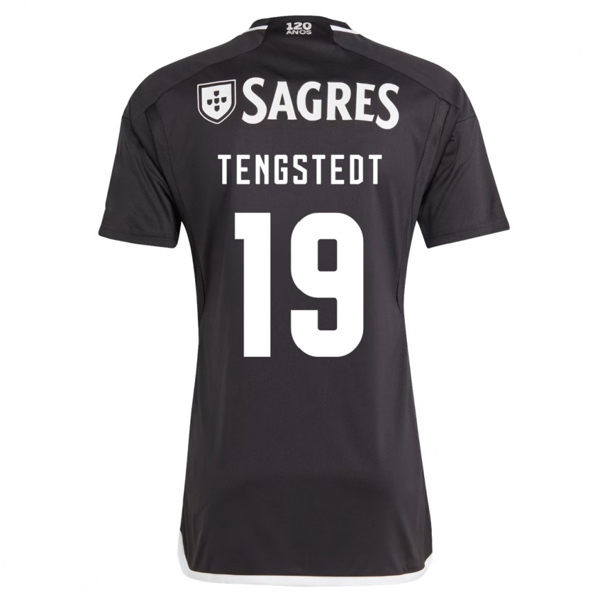 Niño Fútbol Camiseta Casper Tengstedt #19 Negro 2ª Equipación 2023/24 México