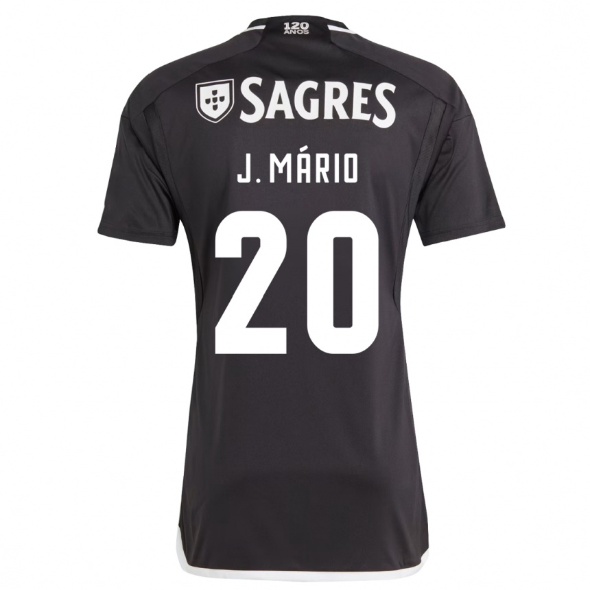 Niño Fútbol Camiseta João Mário #20 Negro 2ª Equipación 2023/24 México