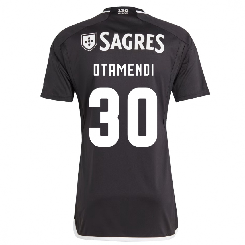 Niño Fútbol Camiseta Nicolás Otamendi #30 Negro 2ª Equipación 2023/24 México