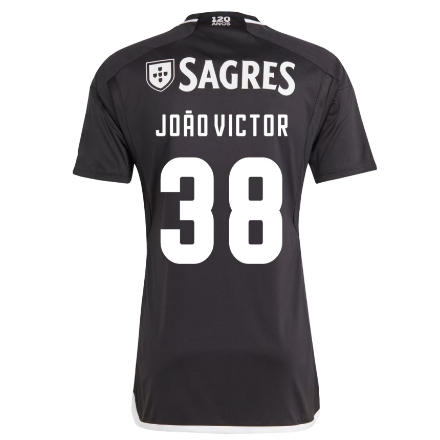 Niño Fútbol Camiseta João Victor #38 Negro 2ª Equipación 2023/24 México