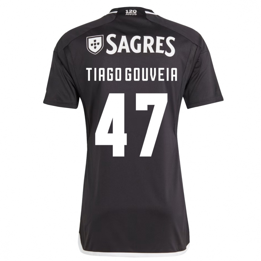 Niño Fútbol Camiseta Tiago Gouveia #47 Negro 2ª Equipación 2023/24 México