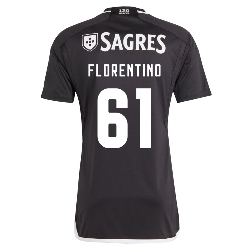 Niño Fútbol Camiseta Florentino #61 Negro 2ª Equipación 2023/24 México