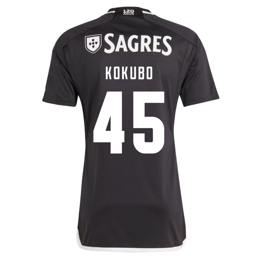 Niño Fútbol Camiseta Leo Kokubo #45 Negro 2ª Equipación 2023/24 México