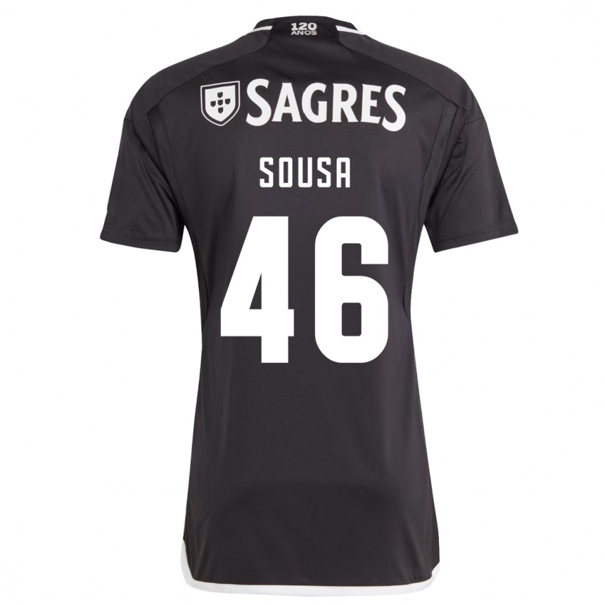 Niño Fútbol Camiseta Gerson Sousa #46 Negro 2ª Equipación 2023/24 México