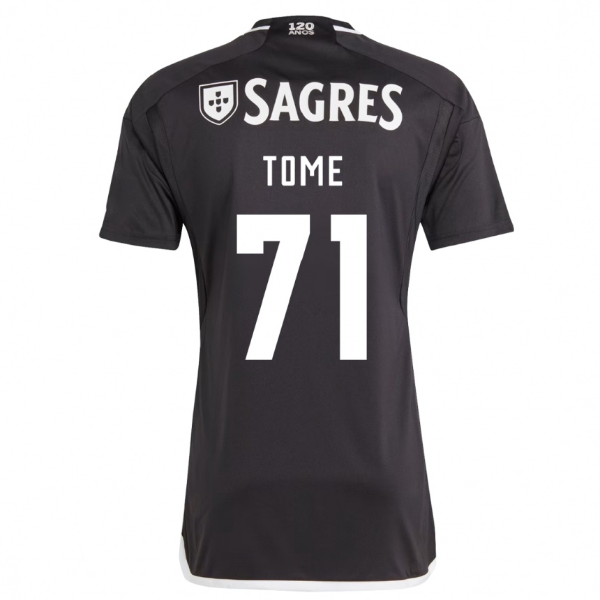 Niño Fútbol Camiseta João Tomé #71 Negro 2ª Equipación 2023/24 México