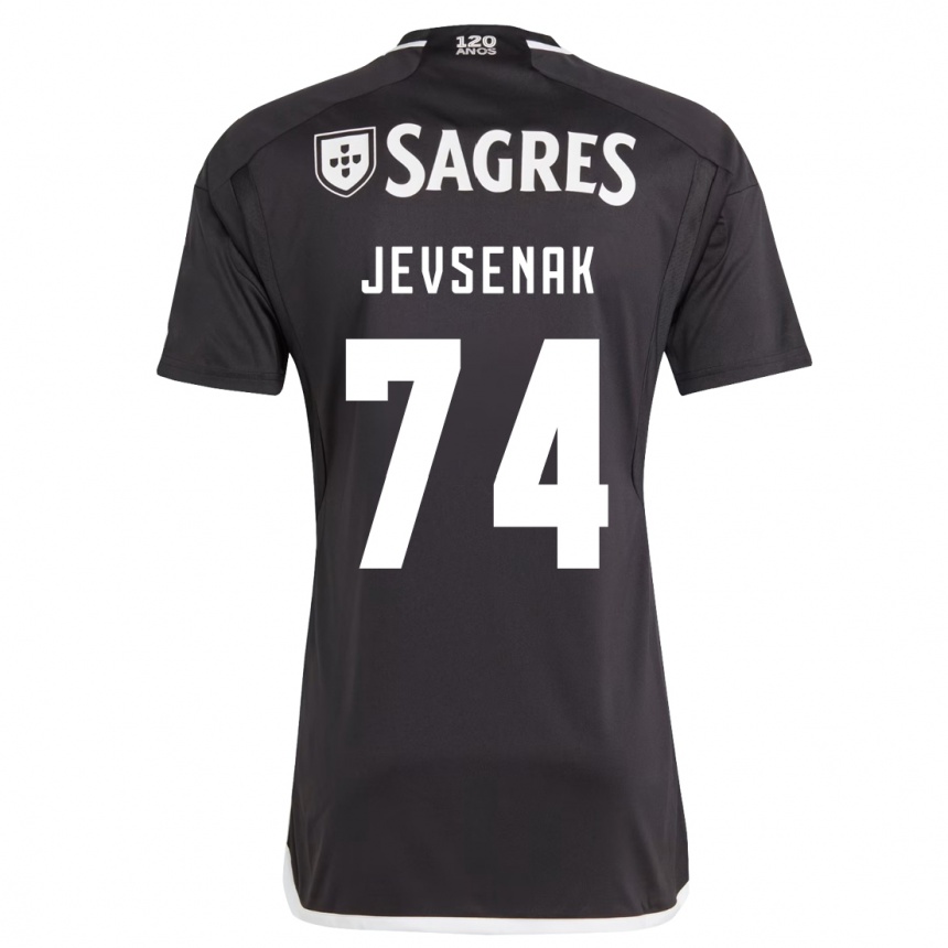 Niño Fútbol Camiseta Zan Jevsenak #74 Negro 2ª Equipación 2023/24 México