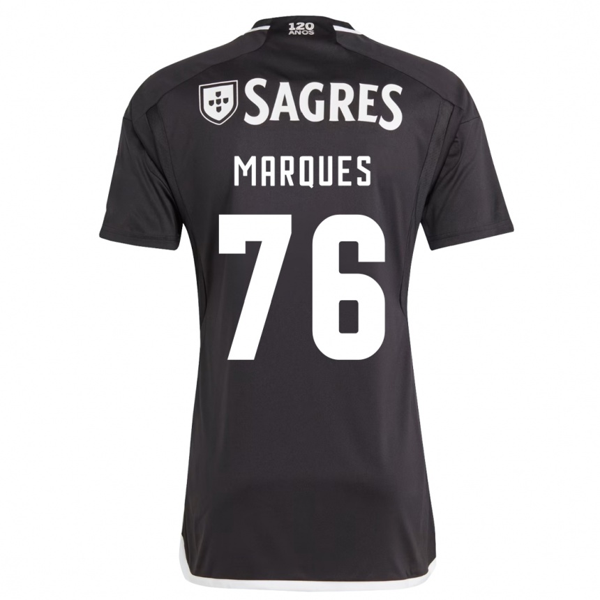 Niño Fútbol Camiseta Gustavo Marques #76 Negro 2ª Equipación 2023/24 México