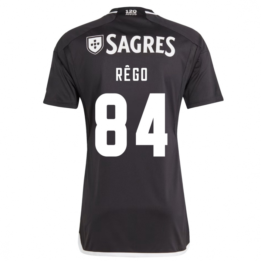 Niño Fútbol Camiseta João Rêgo #84 Negro 2ª Equipación 2023/24 México