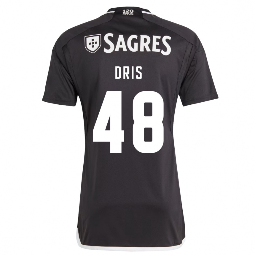 Niño Fútbol Camiseta Sofiane Dris #48 Negro 2ª Equipación 2023/24 México