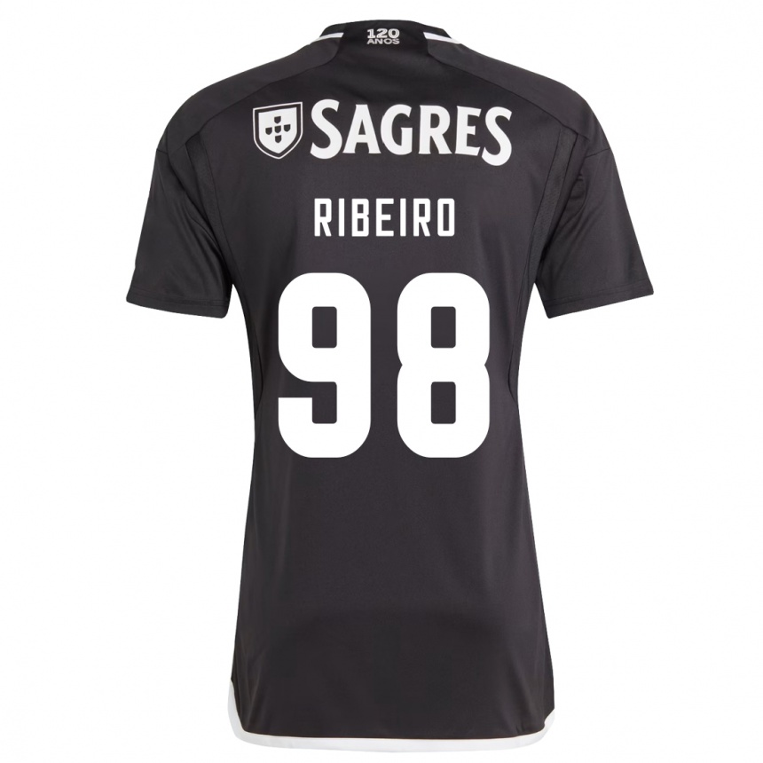 Niño Fútbol Camiseta Ricardo Ribeiro #98 Negro 2ª Equipación 2023/24 México