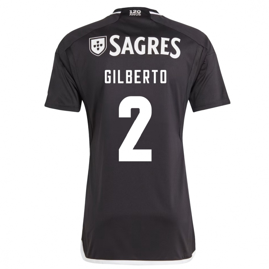 Niño Fútbol Camiseta Gilberto #2 Negro 2ª Equipación 2023/24 México