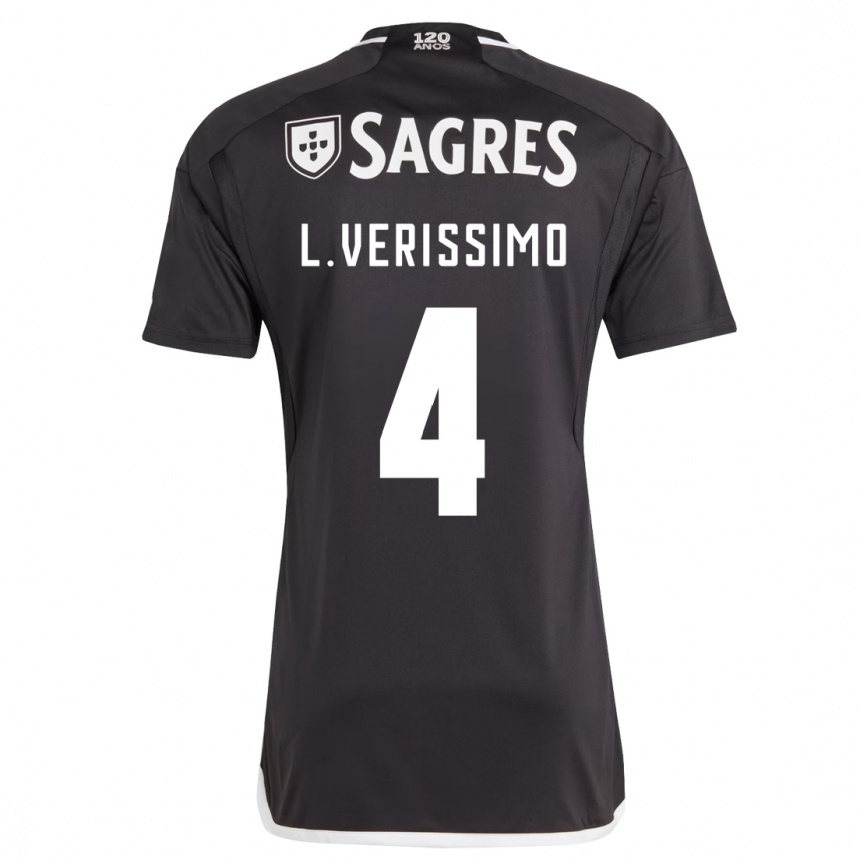 Niño Fútbol Camiseta Lucas Verissimo #4 Negro 2ª Equipación 2023/24 México