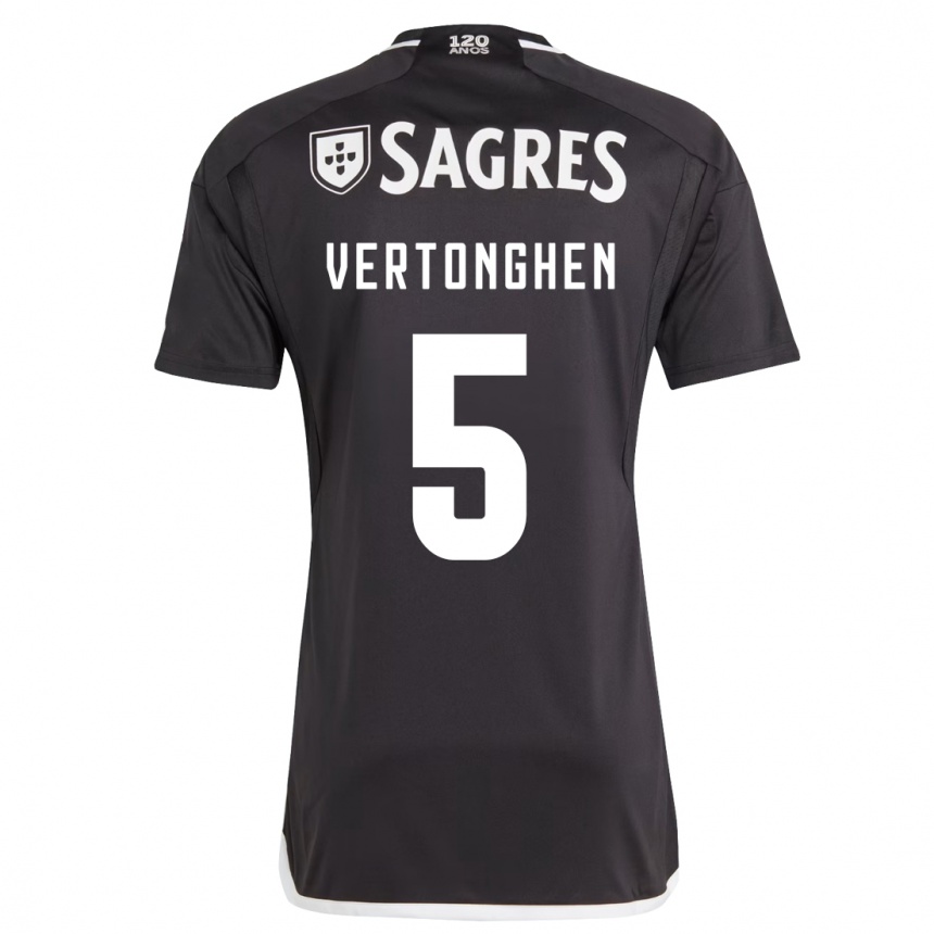 Niño Fútbol Camiseta Jan Vertonghen #5 Negro 2ª Equipación 2023/24 México