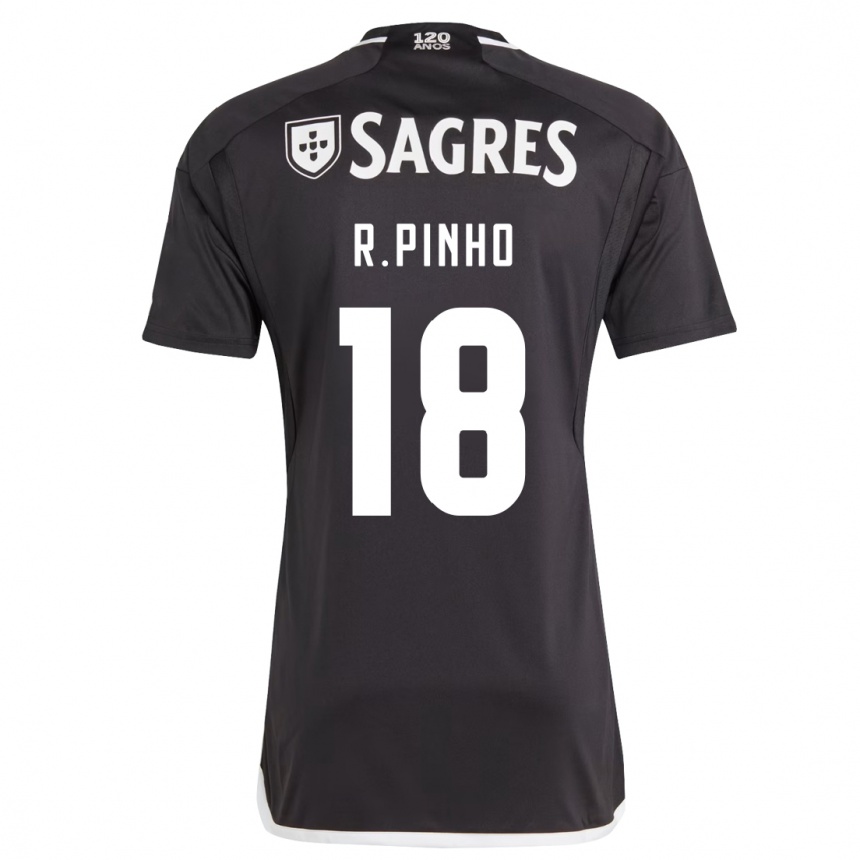 Niño Fútbol Camiseta Rodrigo Pinho #18 Negro 2ª Equipación 2023/24 México