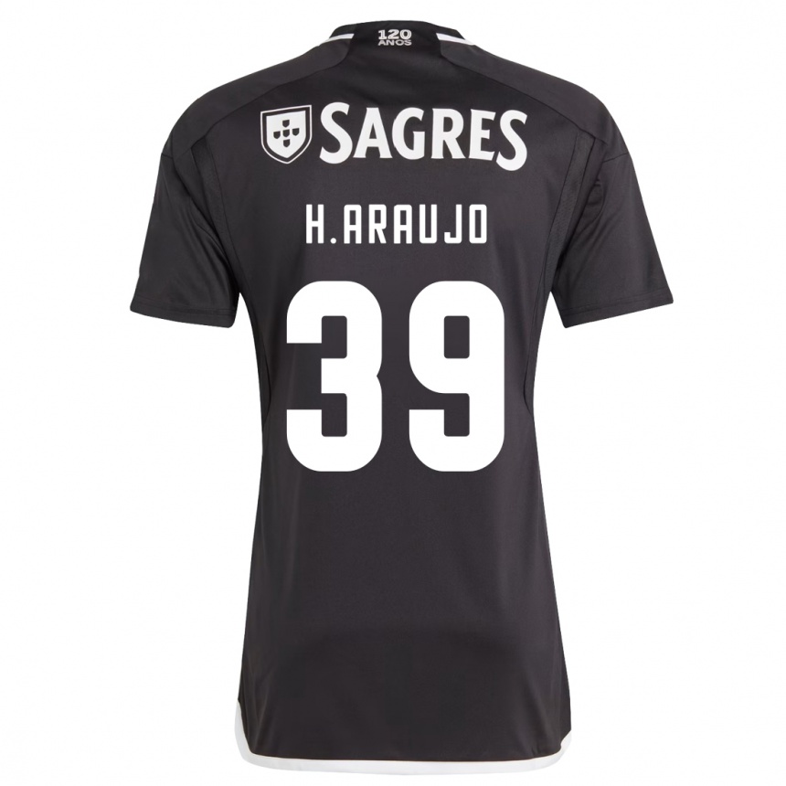 Niño Fútbol Camiseta Henrique Araujo #39 Negro 2ª Equipación 2023/24 México