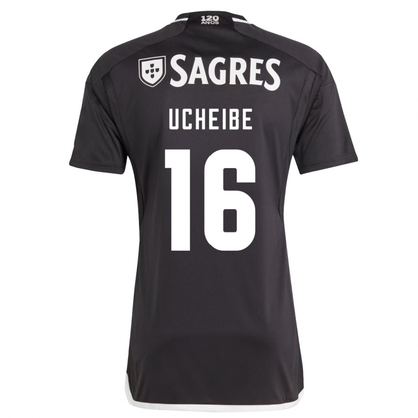 Niño Fútbol Camiseta Christy Ucheibe #16 Negro 2ª Equipación 2023/24 México
