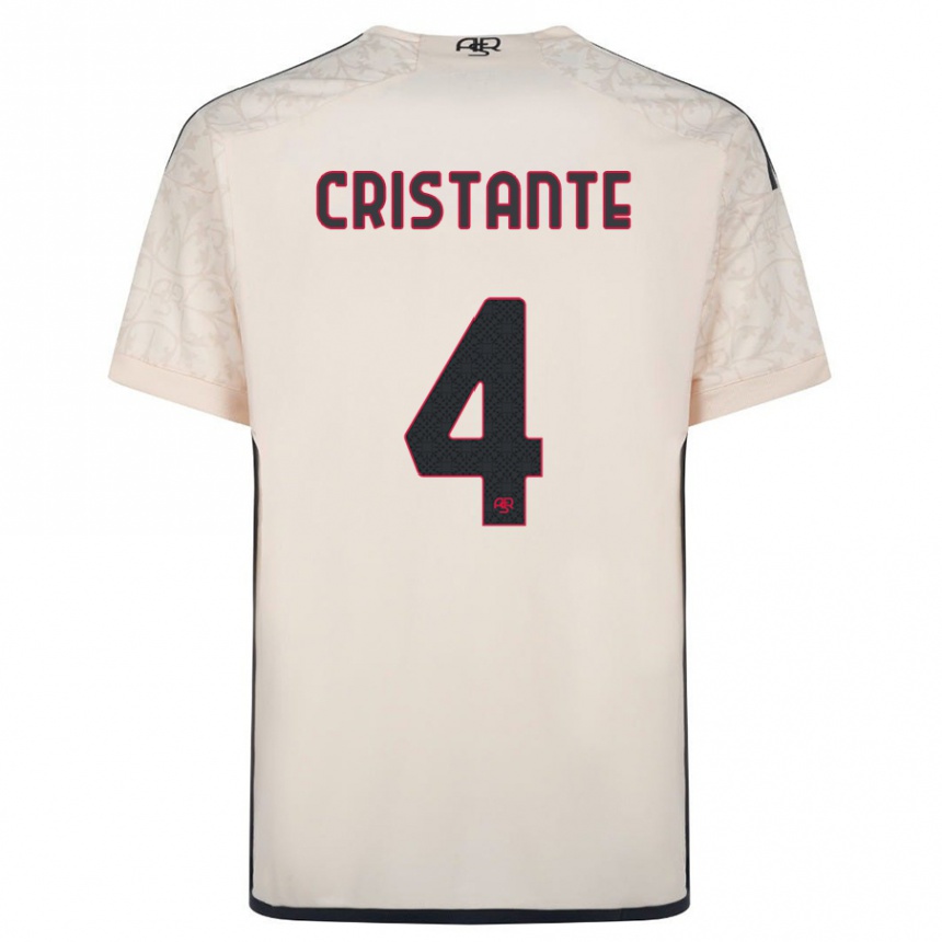 Niño Fútbol Camiseta Bryan Cristante #4 Blanquecino 2ª Equipación 2023/24 México