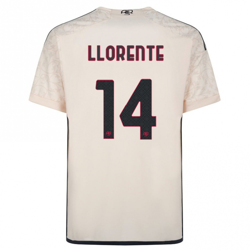 Niño Fútbol Camiseta Diego Llorente #14 Blanquecino 2ª Equipación 2023/24 México