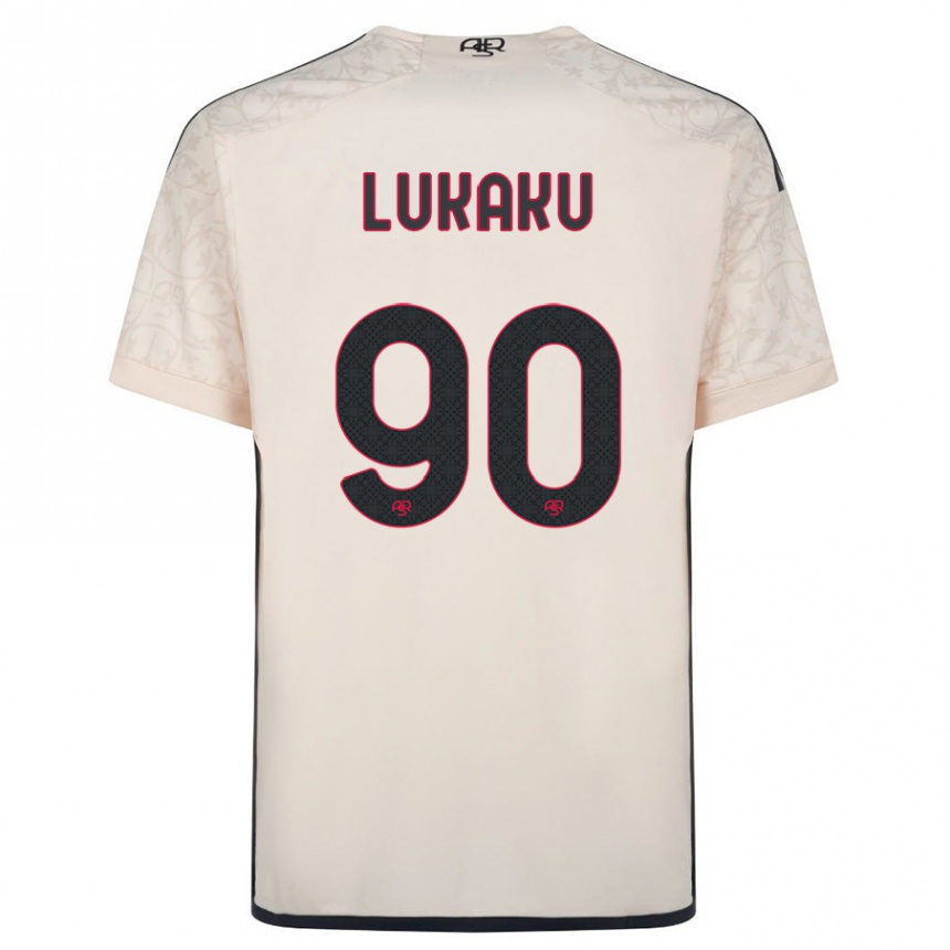 Niño Fútbol Camiseta Romelu Lukaku #90 Blanquecino 2ª Equipación 2023/24 México