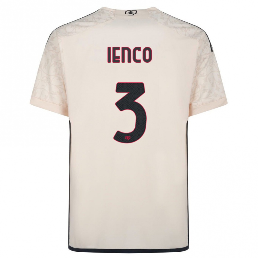 Niño Fútbol Camiseta Simone Ienco #3 Blanquecino 2ª Equipación 2023/24 México