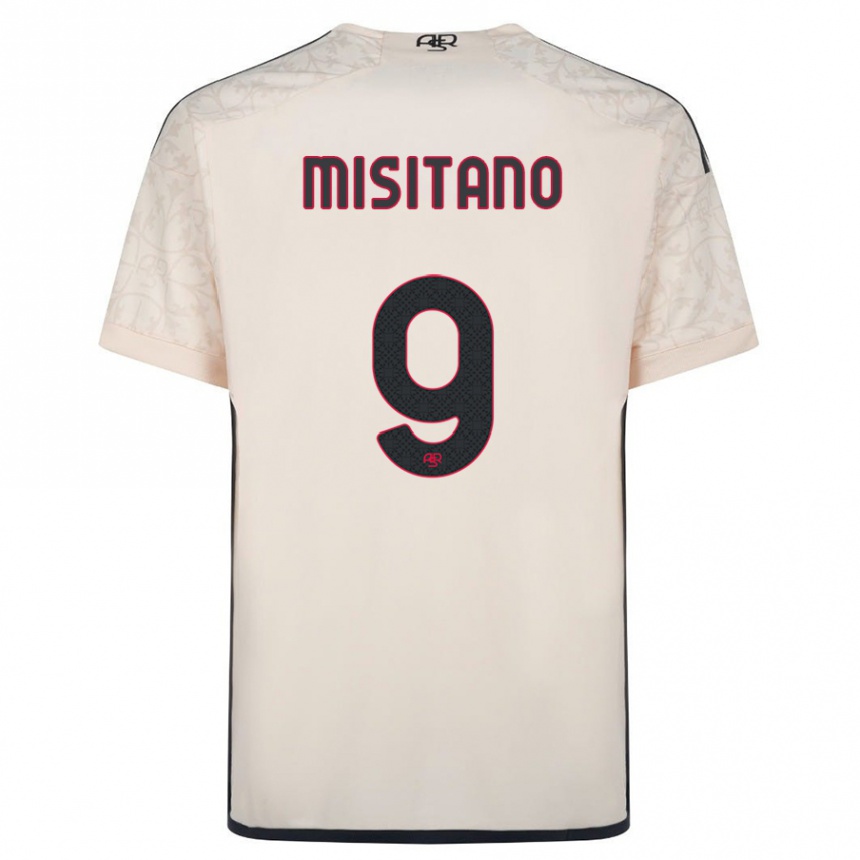 Niño Fútbol Camiseta Giulio Misitano #9 Blanquecino 2ª Equipación 2023/24 México