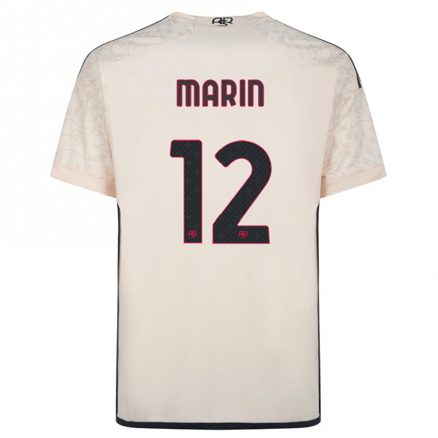 Niño Fútbol Camiseta Renato Marin #12 Blanquecino 2ª Equipación 2023/24 México